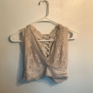 White bralett lace